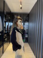 Twist model çift parça görünümlü triko - Görsel 4