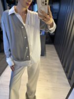 Garnili gömlek detay triko - Görsel 3