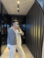 Garnili gömlek detay triko - Görsel 2